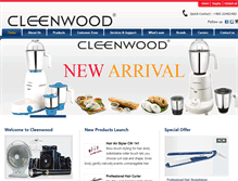 Tablet Screenshot of cleenwood.com